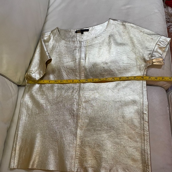 Maje gold lamb leather top - never worn - Picture 7 of 7